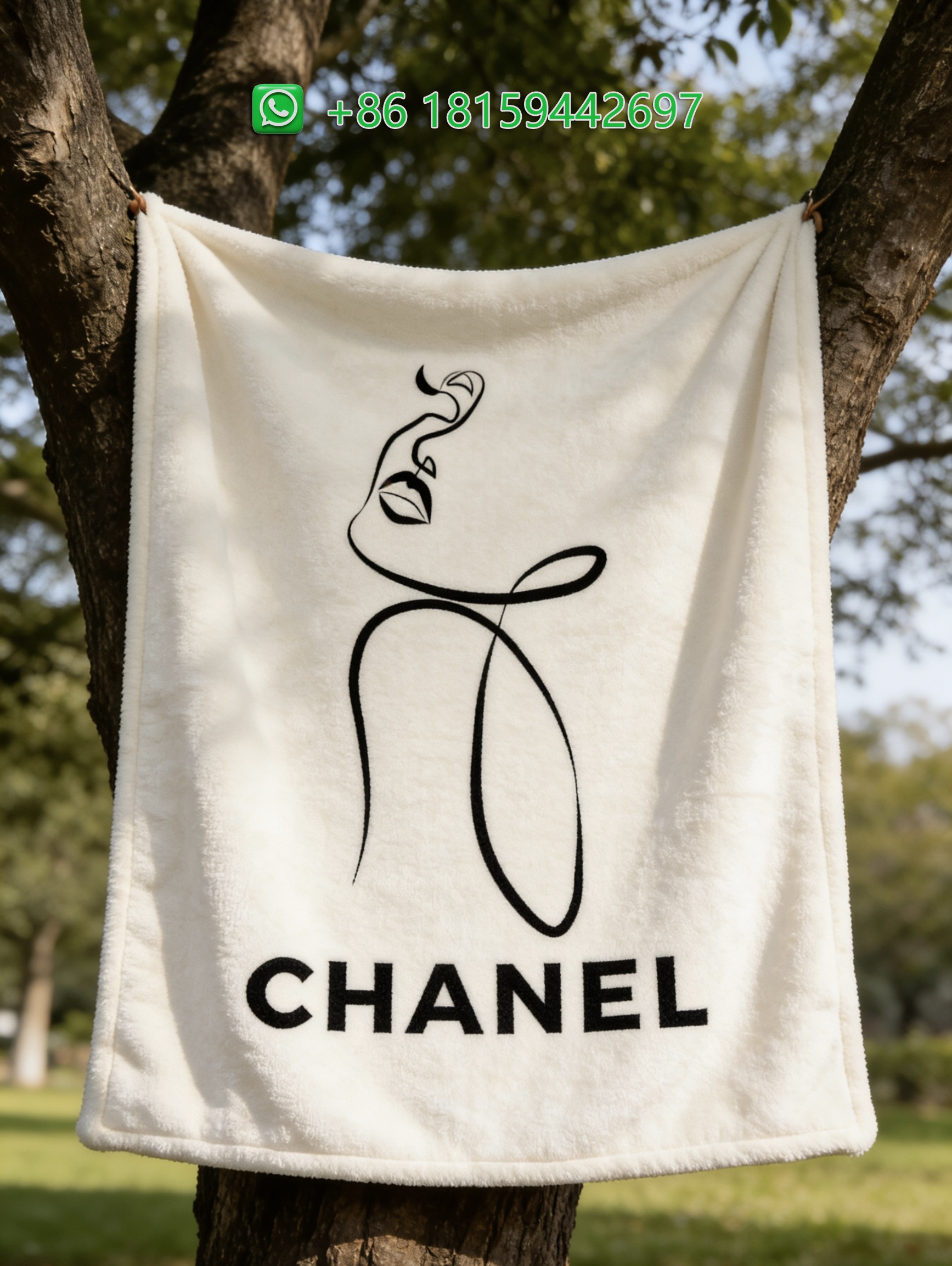 Chanel Throw Blankets